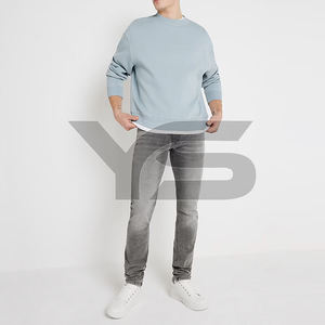 High Quality Men's Stretchy Windproof Breathable Quick Dry Straight Jeans Custom Fashionable Cotton <b>Material</b> ODM Supply Hot - Product Image 4