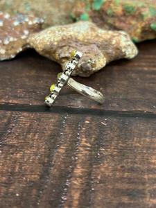 Palomino Turquoise <b>Adjustable</b> <b>Ring</b> Handmade Sterling Silver Natural Gemstone Southwestern Western Boho Jewelry - Product Image 2