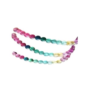 สร้อยข้อมือลูกปัดทัวร์มาลีนจักระเครื่องรางสแตนเลสสร้อยข้อมือหินภูเขาไฟดาวเคราะห์ - Product Image 6