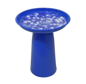 Metal <b>Bird</b> Bath With <b>Stand</b> Decorative Garden Patio Lawn Decoration Decorative <b>Bird</b> Bath Garden Outdoor <b>Bird</b> Feeder - Product Image 2