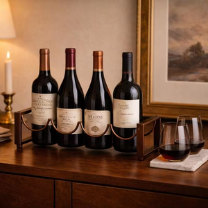 wine <b>rack</b> modern <b>bar</b> shelf wine <b>rack</b> elegant bottle holder stand wine <b>rack</b> compact bottle organizer wine <b>rack</b> multi tier storage - Product Image 1