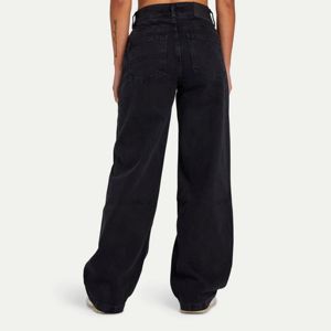 Pantalones Vaqueros Anchos de Moda para Mujer, Estilo Desgastado, Cintura Baja, con Impresión de Logotipo Personalizado - Product Image 5