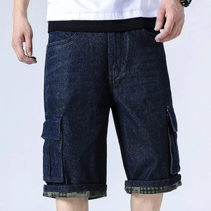 Shorts en jean déchirés décontractés 100 % coton pour homme, séchage rapide, respirants, personnalisables - Product Image 5