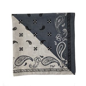Bandanas en coton personnalisées en gros, 22 pouces, motif Paisley imprimé, couleur unie, bandeau carré, bandana avec logo imprimé, fournisseur en gros - Product Image 6