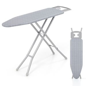 โต๊ะรีดผ้าในครัวเรือนพับได้พร้อมชั้นวางเหล็กแบบบูรณาการ - Product Image 2