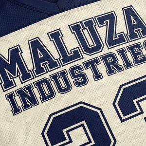 Ensemble d'uniformes de football américain à panneaux hybrides, sublimé, extensible dans les 4 sens, avec maillot de football renforcé pour les tackles et pantalon rembourré - Product Image 5