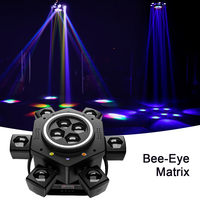 Luces LED Móviles de 50W-120W DMX512 con Efecto Beam, Wash, Láser, Strobe, 2/3/4/6 Brazos, Bee Eye y Bola Mágica para DJ