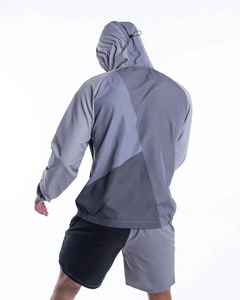 OEM <b>Wind</b> <b>Breaker</b> Sets Windproof Men Polyester Nylon Windbreaker Short Two Piece Set - Product Image 3
