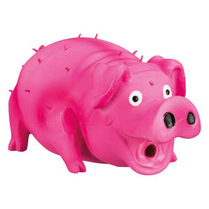 Juguete de Látex para Mascotas, Diseño de Cerdito, Sonido Original, 21 cm - Product Image 1