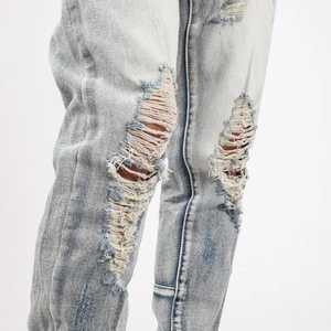 Jeans de Corte Regular para Hombre, Pantalones de Mezclilla Modernos, Cintura Media, 100% Algodón, Corte Recto Ajustado, Lavado Invernal, Estilo Casual, Cómodos y Elegantes - Product Image 6