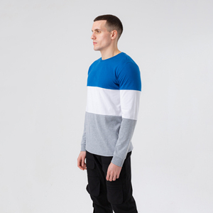Sweat-shirt pour homme personnalisé, couleur unie, coupe classique, décontracté, tricoté, 220g, sportif, multifonctionnel, anti-rides, col rond - Product Image 5