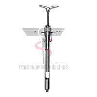 Manual Syringe Gigi Berkualitas Tinggi dari Baja Tahan Karat, Dapat Digunakan Kembali, Ringan, Disetujui CE ISO, Desain Ergonomis, Penanganan Lancar untuk