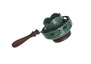 Quemador de incienso Bakhoor, quemador de incienso de madera, quemador de incienso de metal, quemador de incienso de abeto con tallado, quemador de incienso en forma de cúpula para exportación, soporte para incienso Dhoop - Product Image 3