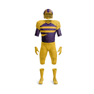 Football Jersey Sublimation <b>Printed</b> College Football Uniform Quick Dry Short- Sleeves Custom Logo American Football Jersey - Product Image 2