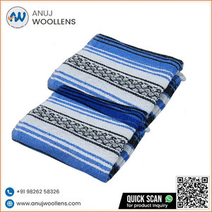 Manta de Felpa Azul Cielo Cálida y Cómoda para Sofá, Ideal para el Hogar, Hoteles y Apartamentos - Product Image 6