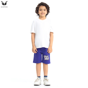Shorts en molleton premium pour enfants, shorts doux en tissu éponge français, shorts décontractés confortables pour garçons et filles - Product Image 6