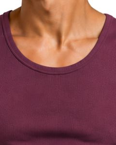 Camiseta sin mangas de algodón acanalada color borgoña para hombre, ajuste ceñido, estilo casual, para gimnasio, verano, atlética, culturismo, personalizada por el fabricante - Product Image 5
