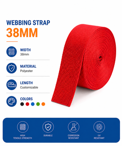 Cinta de cincha de algodón de espiga de alta resistencia de 38 mm para eslingas de elevación, arneses de seguridad y aseguramiento de carga - Fabricante OEM ODM - Product Image 4