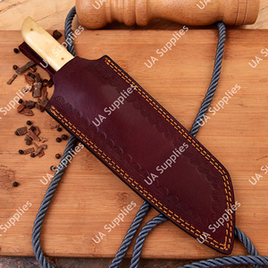 มีดเชฟซันโตะกุเหล็กดามัสกัสทำมือ ด้ามจับอีพ็อกซี่ลายกระดูก น้ำหนักเบา ขนาด 8 นิ้ว ด้ามจับตามหลักสรีรศาสตร์ ใช้ได้ทั้งมือซ้ายและขวา รับผลิตแบบ OEM - Product Image 5