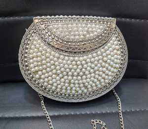 Bolsos de mano tipo clutch de mosaico, hechos a mano en India, accesorio para mujer para ocasiones especiales. - Product Image 5