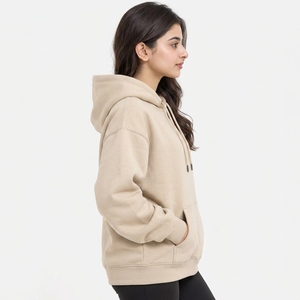 Tissu respirant en coton et polyester Doublure intérieure douce Poignets côtelés Flexibles Sweat-shirt professionnel pour femmes Vêtement décontracté Sweat-shirt pour femmes - Product Image 4