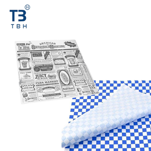 Papier d'emballage pour sandwichs et burgers, enduit anti-graisse, 30x30cm, avec logo personnalisé, pour vendeurs TBH Malaisie, les plus vendus, pour les propriétaires de stands alimentaires, les fêtes et les événements - Product Image 6