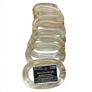 Eslabones de Cadena de Resina Transparentes de Gran Tamaño y Coloridos para Decoración de Paredes, Proyectos de Bricolaje, Separador de Ambientes - Product Image 1