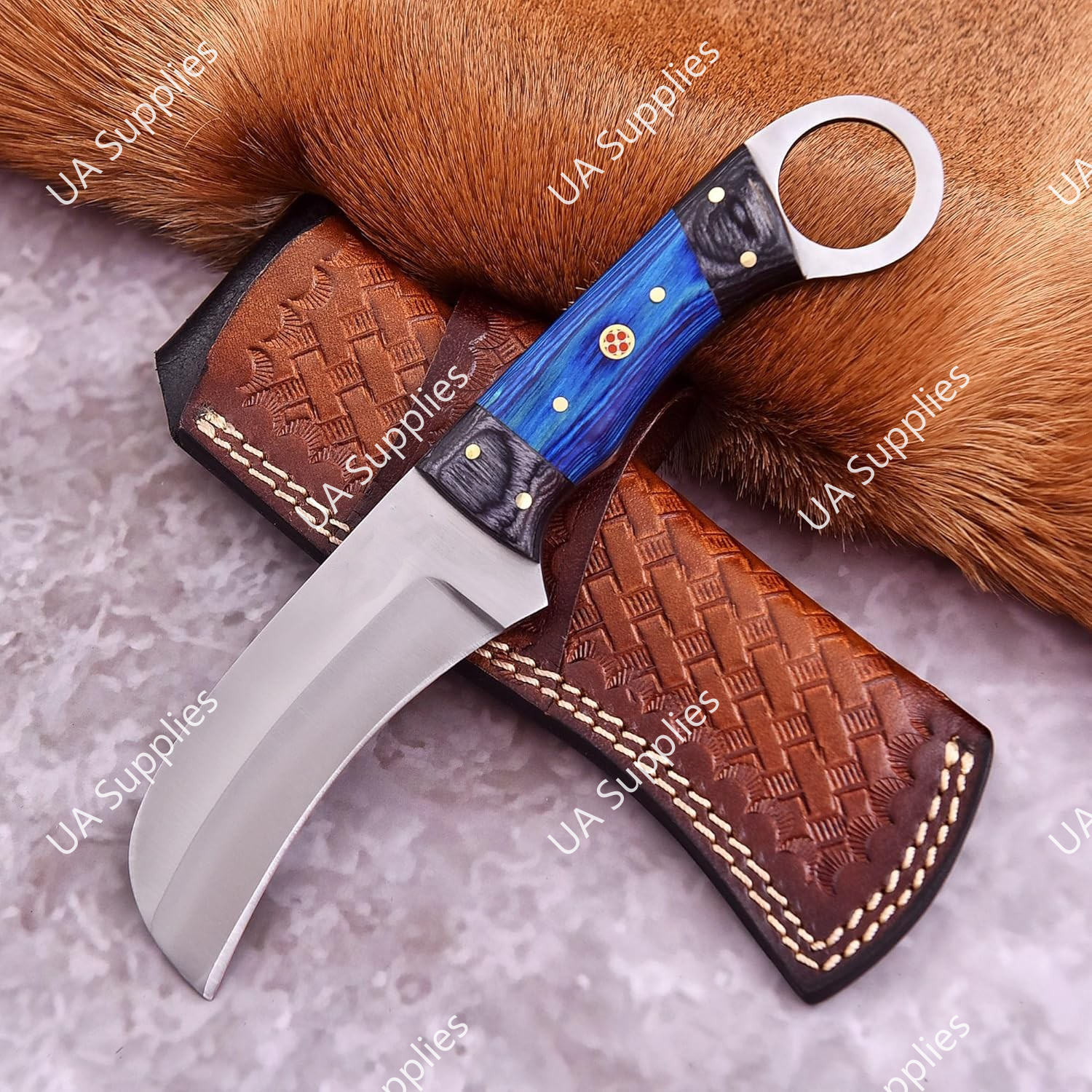 Madera Pakka Azul y Negra