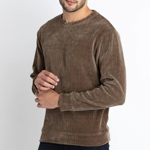Sweat-shirt surdimensionné pour homme en coton molletonné, col rond, streetwear, décontracté, vêtements de sport, entraînement, logo personnalisé OEM - Product Image 4