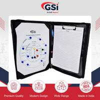 Porte-documents magnétique pour entraîneur de cricket, qualité standard, durable et pliable, idéal pour les entraîneurs professionnels de football et de cricket