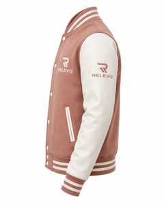 Best Quality Custom Adult and Youth <b>Baseball</b> Versity <b>Jacket</b> Custom Color Wool Material with Leather Sleeves Varsity - Product Image 4