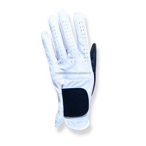 Guante de Golf de Cuero Genuino Cabretta de Alta Calidad para Hombre y Mujer, con Logotipo Personalizado, Transpirable, Ligero, Compatible con Pantalla Táctil, Mano Izquierda - Product Image 1