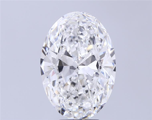 Excepcional Diamante Blanco Suelto Ovalado de 10 Quilates E VS1 con Simetría Alargada y Fuego Helado de Élite para Joyería Fina - Product Image 1