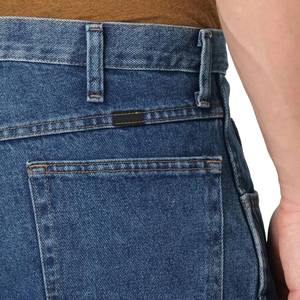Jean en denim pour homme, coupe droite, longueur intégrale, délavé clair, haute qualité, imperméable, design mode, idéal pour l'été et les occasions formelles - Product Image 5