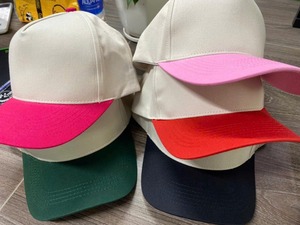 Venta al por mayor sombrero en blanco personalizado logotipo bordado hombres mujeres moda 5 paneles dos tonos Snapback papá sombreros gorra de béisbol Vintage - Product Image 3