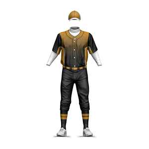Factory Wholesale Men Baseball Adult <b>Uniform</b> 100% <b>Customized</b> Logo Printing Lightweight Breathable Fabric High Quality Sportswear - Product Image 4