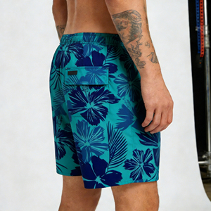 Shorts de plage de qualité supérieure, extensibles, pour hommes, avec poche, séchage rapide, respirants, pour la plage. - Product Image 3