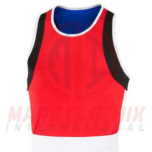 Prix de gros – Nouvelle conception d'uniforme de kick-boxing personnalisé – Tenue d'arts martiaux avec gilet et short d'entraînement unis - Product Image 5