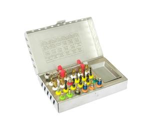 ชุดเครื่องมือปลูกถ่ายฟันแบบเหล็กชนิดพื้นฐานอเนกประสงค์ BBI-384 ของ Bone Bridge Instruments พร้อมอุปกรณ์เสริมสำหรับการผ่าตัดและการฆ่าเชื้อ - Product Image 5