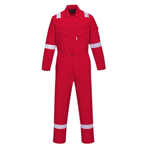 Combinaison de travail pour homme, vert foncé, avec bandes réfléchissantes, manches longues - Product Image 3