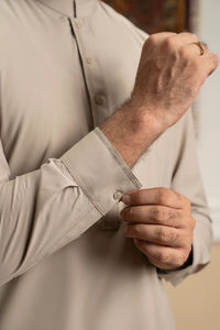 DEFENCE INDUSTRIES <b>Mens</b> Shalwar Kameez Set Plain Elegant Style Custom Logo <b>Kurta</b> <b>Pajama</b> Export Quality Supplier 2026 - Product Image 3