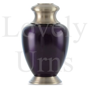 โกศบรรจุอัฐิสีม่วงราชวงศ์ ภาชนะเก็บขี้เถ้าที่ระลึก ของที่ระลึกที่สง่างาม สำหรับงานศพ ทนทาน คุณภาพพรีเมียม สำหรับการรำลึกถึงจิตวิญญาณ - Product Image 5