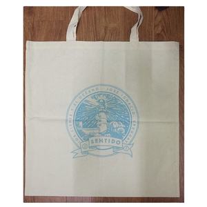 Customizable Canvas Cotton Tote <b>Bags</b> Fashionable <b>Reusable</b> Beach <b>Bags</b> Screen Rope Handle PP Material Letter Logo Imprinted - Product Image 6