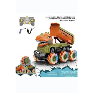 1.14 con controllo remoto a funzione completa dinosauro autocarro con cassone ribaltabile con luci e suoni - Product Image 3