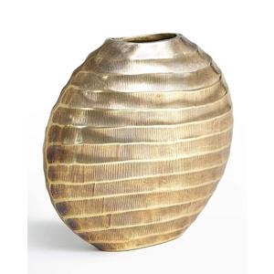 Abstract Design <b>Gold</b> Flower <b>Vase</b> Handmade Latest Design Metal <b>Vases</b> For Flowers Eco Friendly Customizable & Durable Flower Pot - Product Image 6