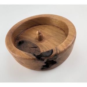 Cendrier de luxe artisanal en bois, finition naturelle, accessoire de fumeur de luxe - Product Image 5