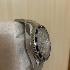 Reloj de Moissanita Personalizado de Alta Calidad con Incrustaciones de Diamantes VVS, Estilo Hip Hop, Regalo para Hombre - Product Image 5