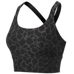 Women's High Support Sports <b>Bra</b> Lightweight Comfortable Spandex/Nylon Heat-Transfer Printed Custom Logo Adjustable Strap Fitness - Product Image 2
