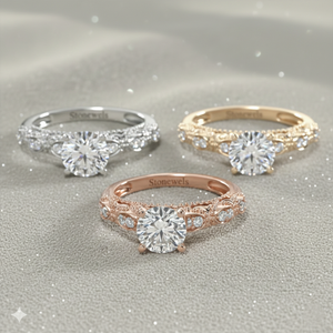 แหวนเพชรสร้างในห้องปฏิบัติการ ทอง 14K ตัวเรือนแบบหนามเตย ทรงกลม สไตล์วินเทจ สำหรับโรงงานผลิตเครื่องประดับ OEM ODM ที่ได้รับการรับรอง - Product Image 4