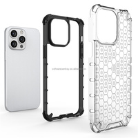 Nid d'abeille 10 maison argent autocollant haute Transparent antichoc coque de téléphone clair protecteur Airbag marque couverture arrière pour iPhone X